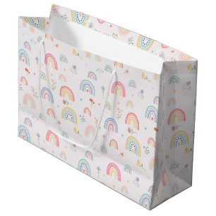 Pastel Rainbows Girly Wildblommor & Hearts