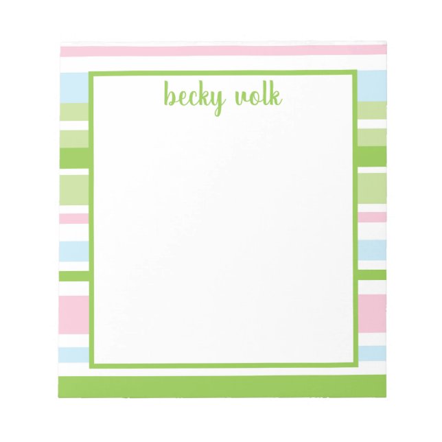 Pastel Rand Anteckningsblock (Framsida)