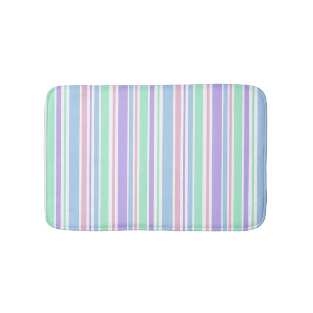 Pastel Rand Bath Mat Badrumsmatta (Framsidan)