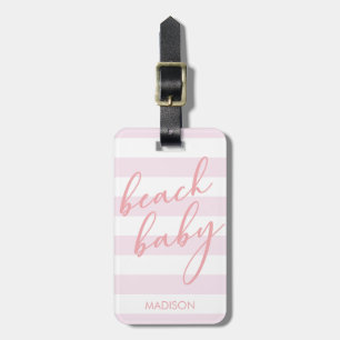 Pastel Rand Beach Baby Bagagebricka
