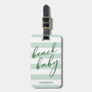 Pastel Rand Beach Baby Bagagebricka