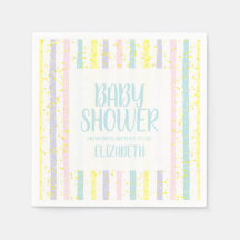 Pastel Rand Boy Baby Shower