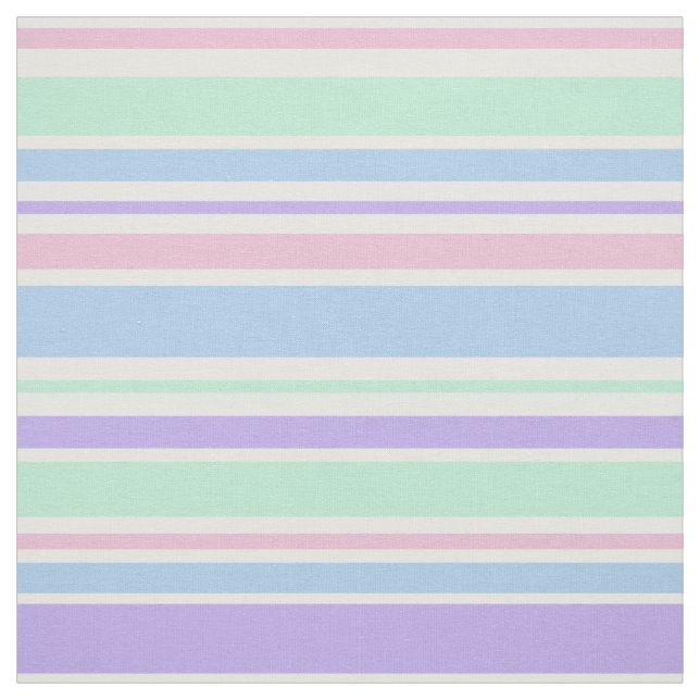 Pastel Rand Fabric Tyg (Provkarta)