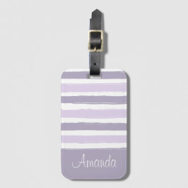 Pastel Rand Luggage Tag Bagagebricka