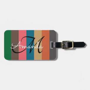 Pastel Rand Monogram Bagagebricka