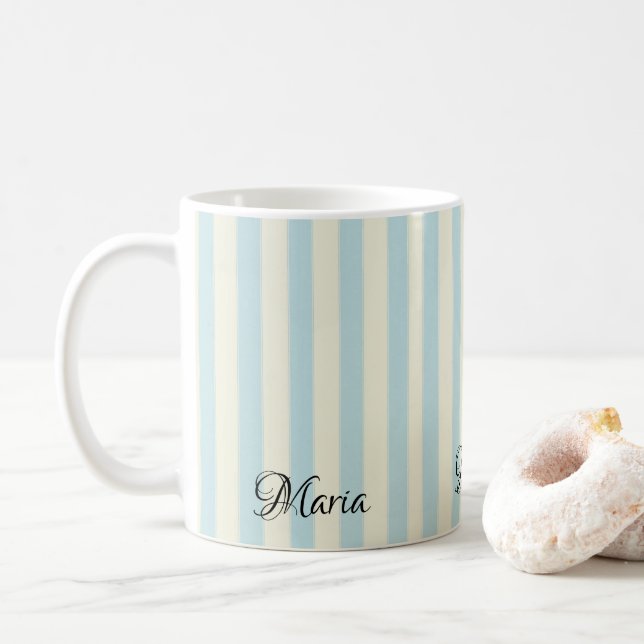 Pastel Rand Mugg (Med munk)