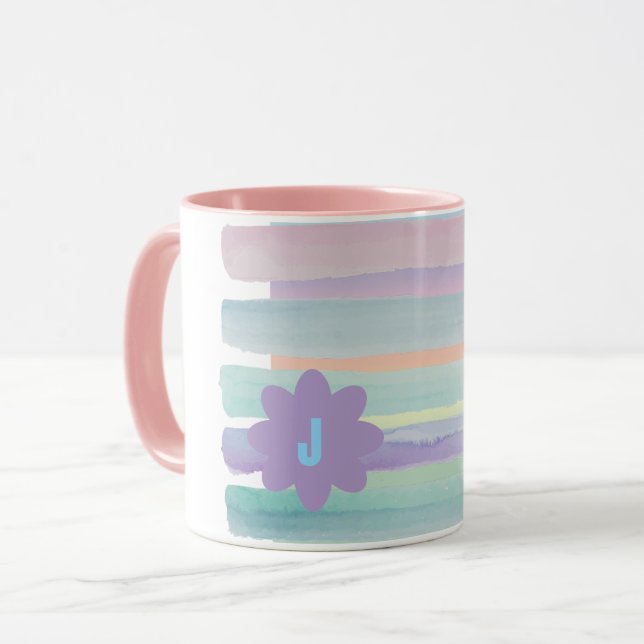 Pastel Rand Mugg (Framsida vänster)