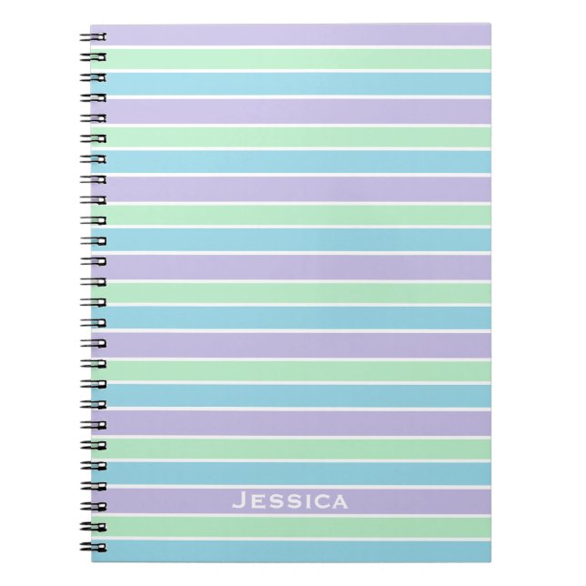 Pastel Rand Personlig Anteckningsbok (Framsidan)