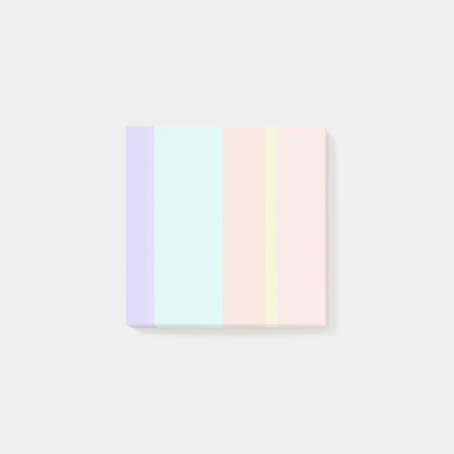 Pastel rand PostIT-anteckningar Post-it Block (Framsida)