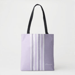 Pastel Rand Tote Bag Tygkasse