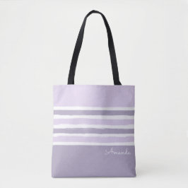 Pastel Rand Tote Bag Tygkasse
