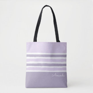 Pastel Rand Tote Bag Tygkasse