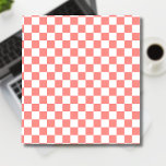 Pastel Red White Checkerboard-Vintage Anteckningsblock<br><div class="desc">Vintage för Pastel Red and White Checkerboard.</div>
