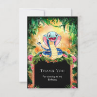 Pastel Reptiles Snake Birthday