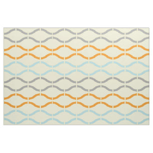 Pastel Retro Funky Geometric Mönster Tyg
