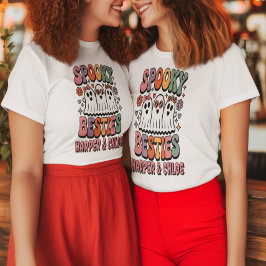 Pastel Retro Ghost Taloky Besties Costume T Shirt
