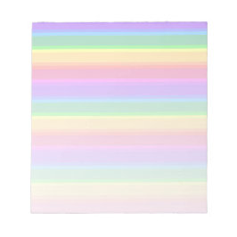 Pastel Rinbow rand Anteckningsblock