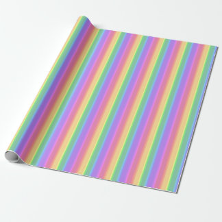 Pastel Rinbow rand Presentpapper