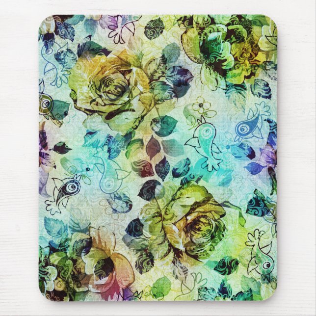 Pastel Ro & Birds design Musmatta (Framsidan)