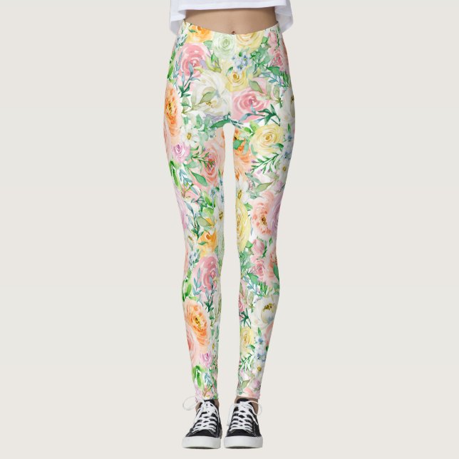 Pastel Ro Garden Leggings (Framsida)