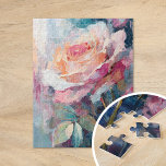 Pastel Ro Modern Abstrakt Painting Pussel<br><div class="desc">En modern stil-målning av ro, som är imponerande, skapat med texturerade penseldrag i mjuk pastellform färg. De delikata nyheterna av rosa, och grädde blandas på ett harmoniskt sätt, medan det texturerade lagrarna tillför djupet och dimensionen till blommigtens sammansättning. Den här serene biet fångar ro tidlösa skönhet i en contemporary, ett...</div>