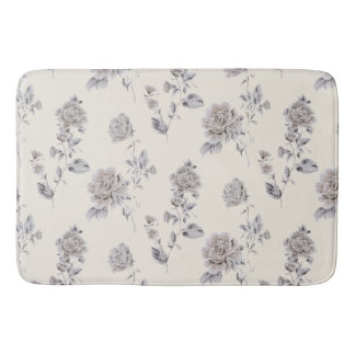 Pastel ro mönster badrumsmatta