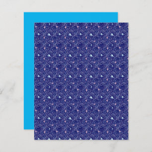 Pastel Rosa Aqua Stars Blå himmel Scrapbook Papper