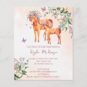 Pastel rosa baby, babydusch, invitati