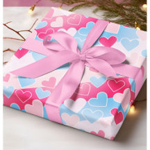 Pastel Rosa Baby blue Hearts Kärlek Romantic
