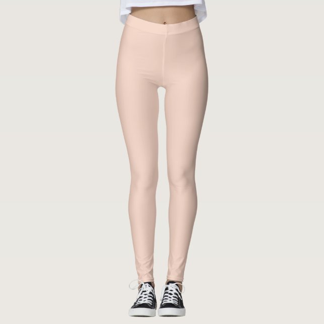 Pastel Rosa-ballongdans Leggings (Framsida)