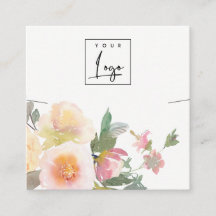 Pastel  Rosa Blommigt Bunch Necklace Visning