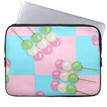 Pastel Rosa Blue Checkered Dango Electronics Bag