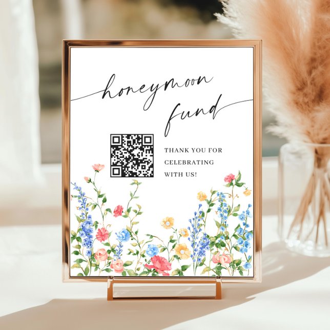 Pastel Rosa Bohemian Wildblommor HoneyMånfond Poster (Skapare uppladdad)