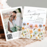 Pastel Rosa Boho Wildblommor Bröllop QR-kod Foto Inbjudningar<br><div class="desc">Om du vill göra ytterligare anpassningar klickar du på "Anpassa den här mallen" och sedan på "Redigera med Design Verktyg". Snyggten kan redigeras enkelt för att använda bröllop-mallar,  fler objekt finns i butiken (inbjudningar,  osa,  tackkort,  papper och dekoration). Kontakta mig om du behöver hjälp eller matchande artiklar.</div>