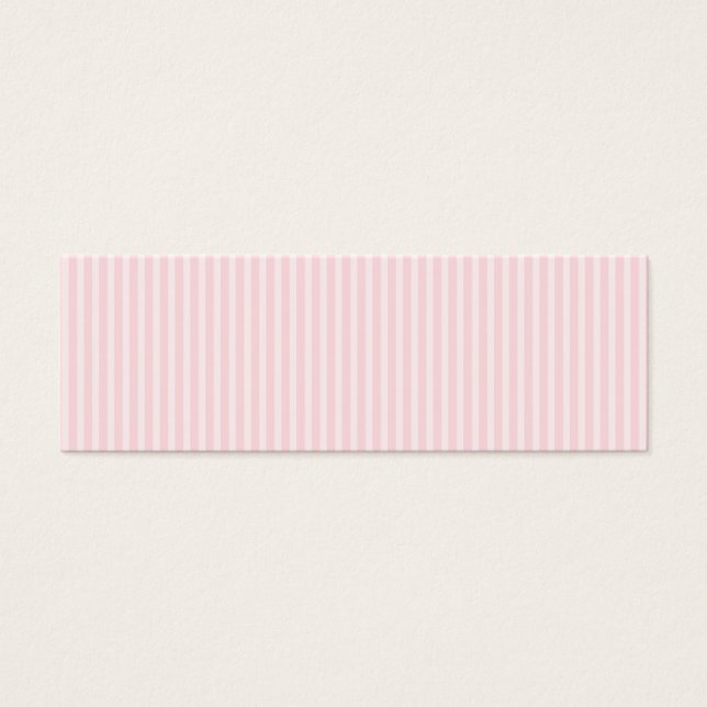 Pastel Rosa Candy Rand. Litet Visitkort (Framsidan)