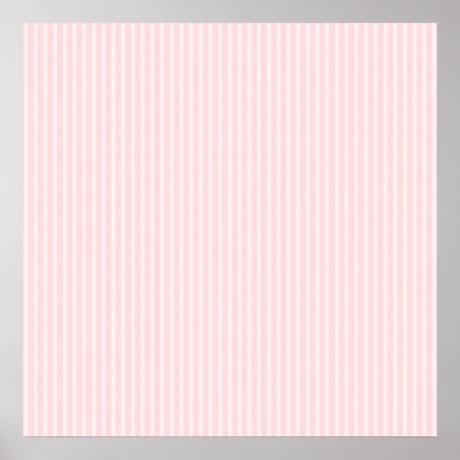 Pastel Rosa Candy Rand. Poster (Framsidan)