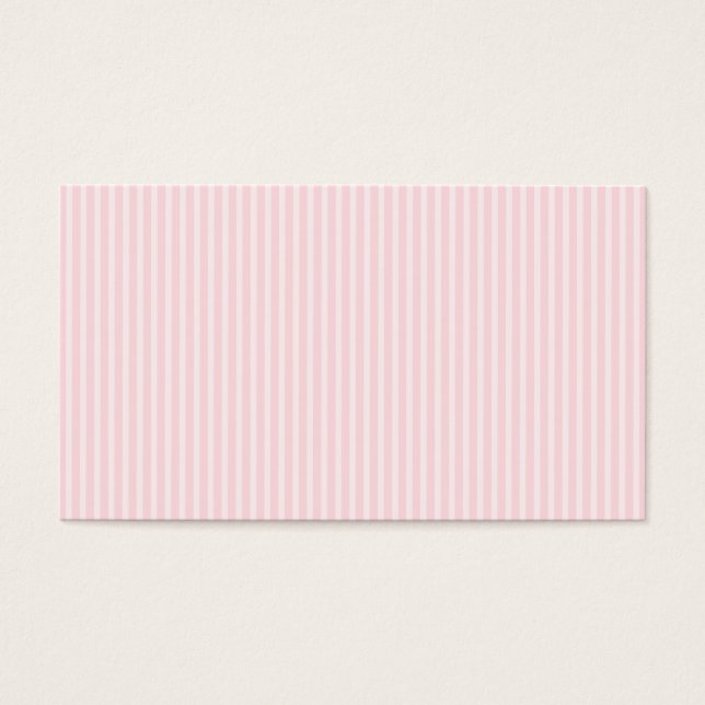 Pastel Rosa Candy Rand. Visitkort (Framsidan)