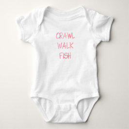 Pastel Rosa Crawl Walk Spearfish T Shirt