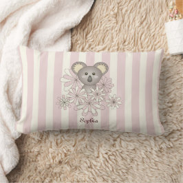 Pastel Rosa Cute Baby Koala Children's Room Lumbarkudde