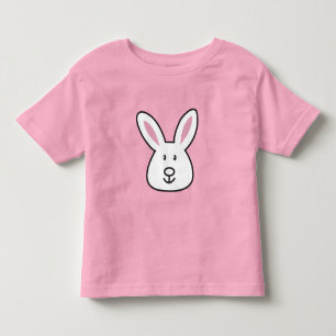 Pastel Rosa Cute Påskhare Illustration T Shirt