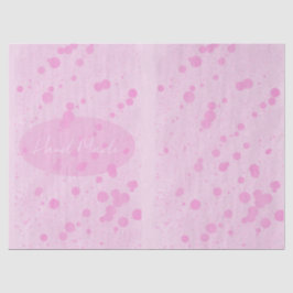 Pastel Rosa Dots Craft Made eller Tack