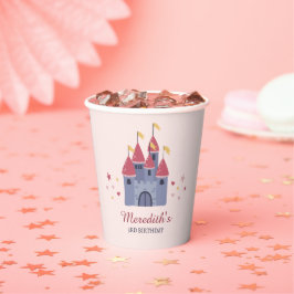 Pastel Rosa Enchanted Castle Hearts & Stars Party