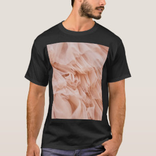 Pastel Rosa Fabric: Elegant Struktur. T Shirt