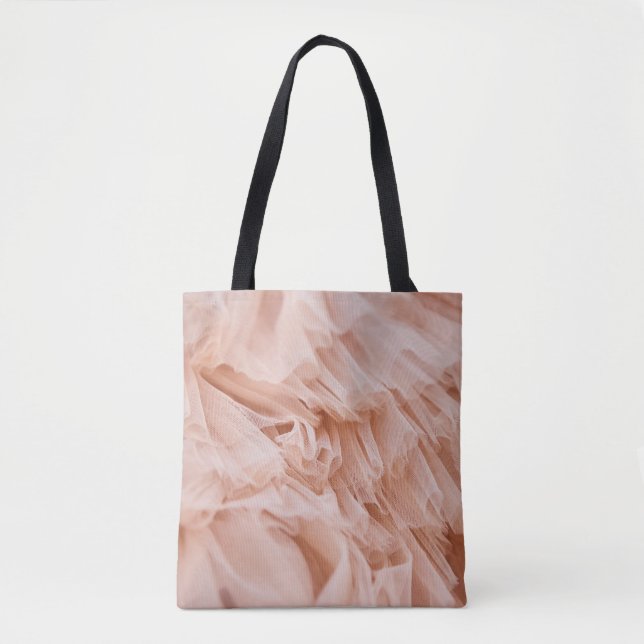 Pastel Rosa Fabric: Elegant Struktur. Tygkasse (Framsida)