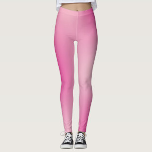 Pastel Rosa Färg Abstrakt Oskärpa Övertoning O Leggings