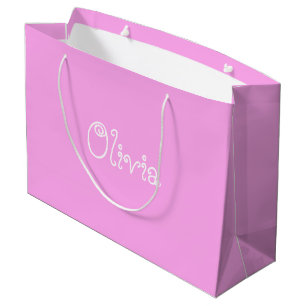 Pastel Rosa Färg Baby Shower Gift Bag