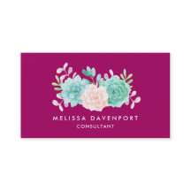 Pastel Rosa & Grönt Blommigt Bouquet på Magentan B