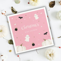 Pastel Rosa Halloween Baby Shower
