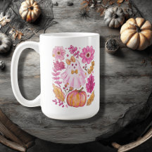 Pastel Rosa Halloween Ghost