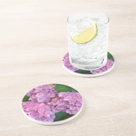 Pastel rosa Hortensia hydrangea blommor Underlägg